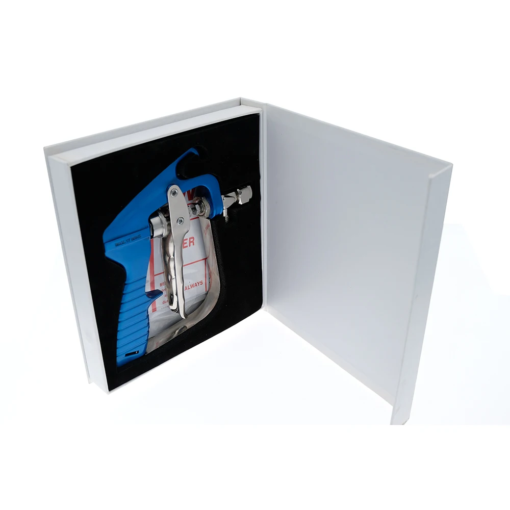 Imagem -06 - Pressão Airless Pintura Pulverizador Pistola de Cola Adesiva Prata e Azul Contato 10 mm Tamanho do Bocal Alta