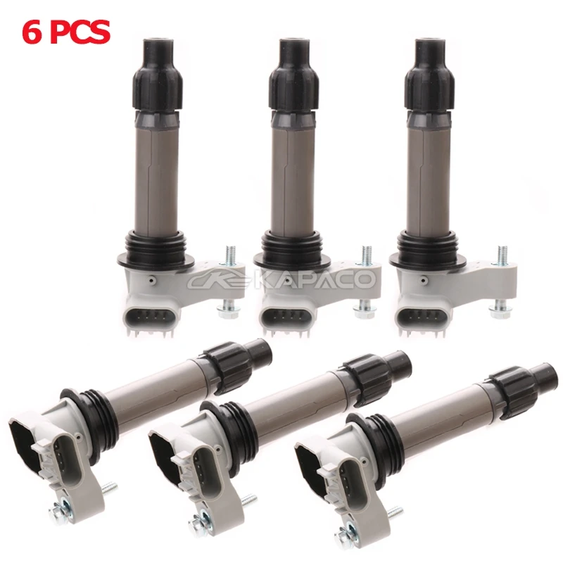 6 PCS 12632479 12610626 Ignition Coil For Cadillac ATS Chevy Chevrolet V6 GMC Saturn 3.6L Buick LaCrosse Enclave