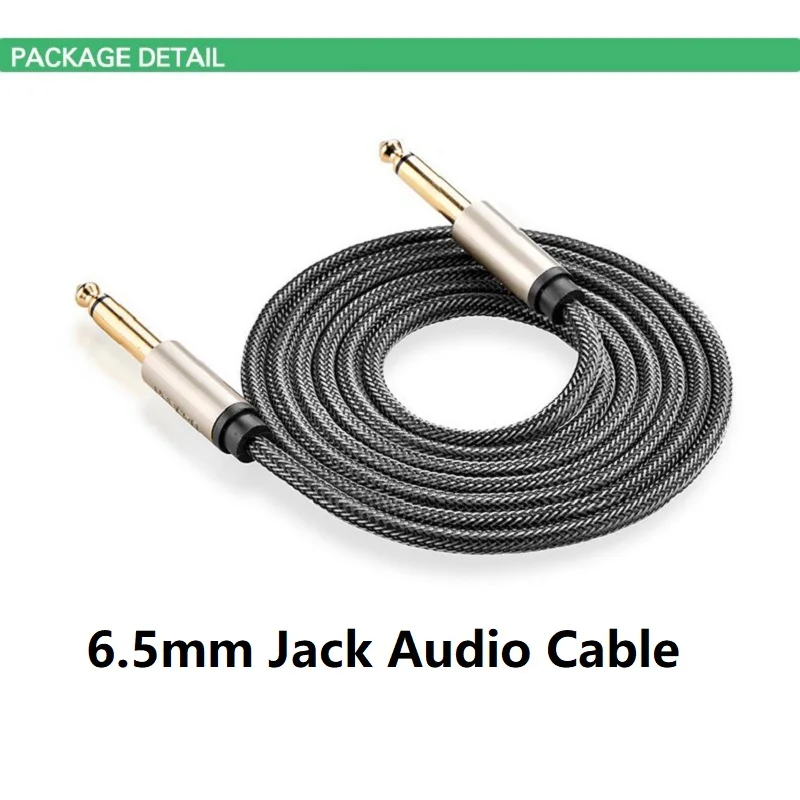 Ugreen 6.5mm Jack Audio Cable 6.35 AUX Line For Guitar Mixer Amplifier Bass