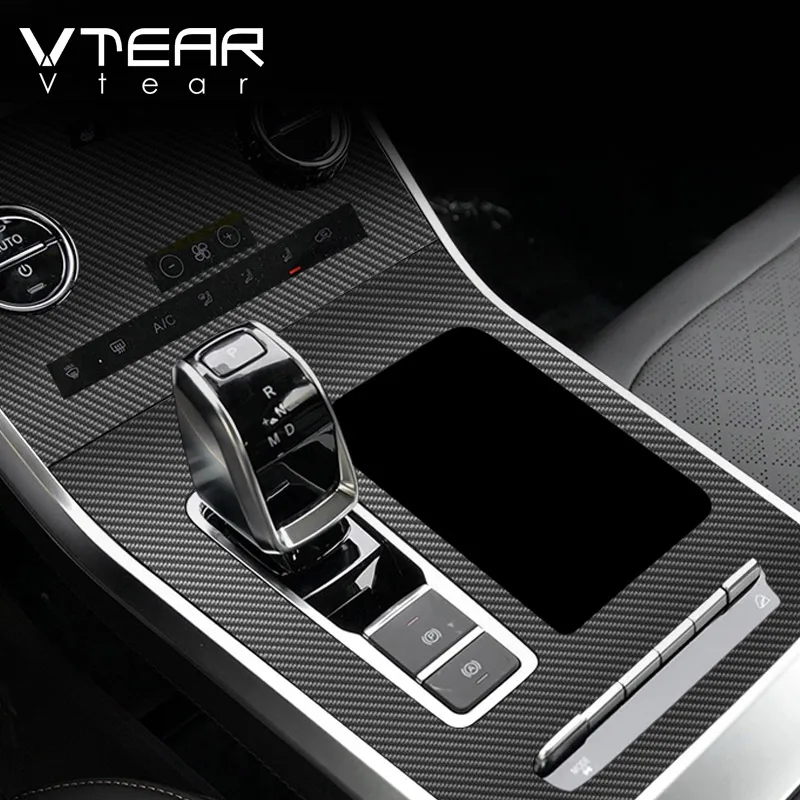 Vtear وحدة التحكم المركزية المضادة للخدش غطاء ملصقات الديكور اكسسوارات السيارات الداخلية لشيري تيجو 7 برو Xcite x-cross 7 2022