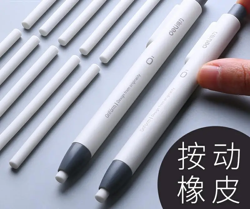 Press Pen-shaped Telescopic Rubber School Supplies Sketch Automatic Replaceable Eraser Pencil