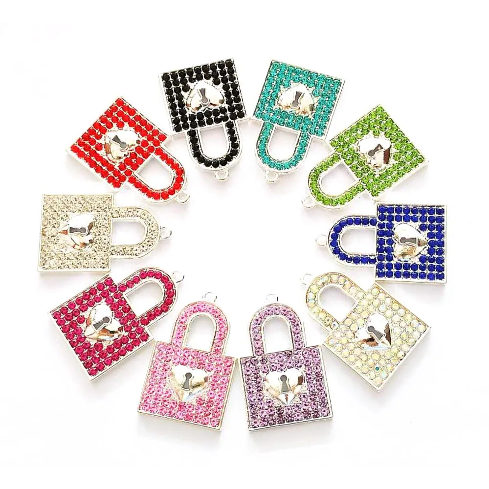 

10pcs Lock charms for women DIY jewelry accessories K013