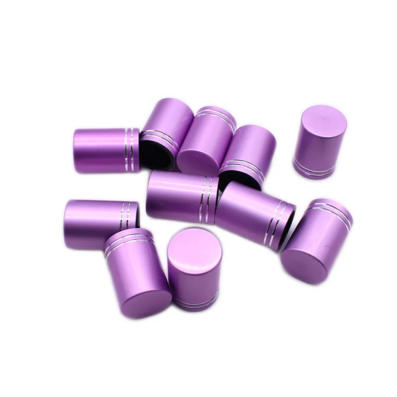Bunte Kappe Metall Lip für Wimpern Extensions Kleber Verpackung Flasche Wachstum Flüssigkeit Verpackung Container Make-Up-Tools Schönheit Shop