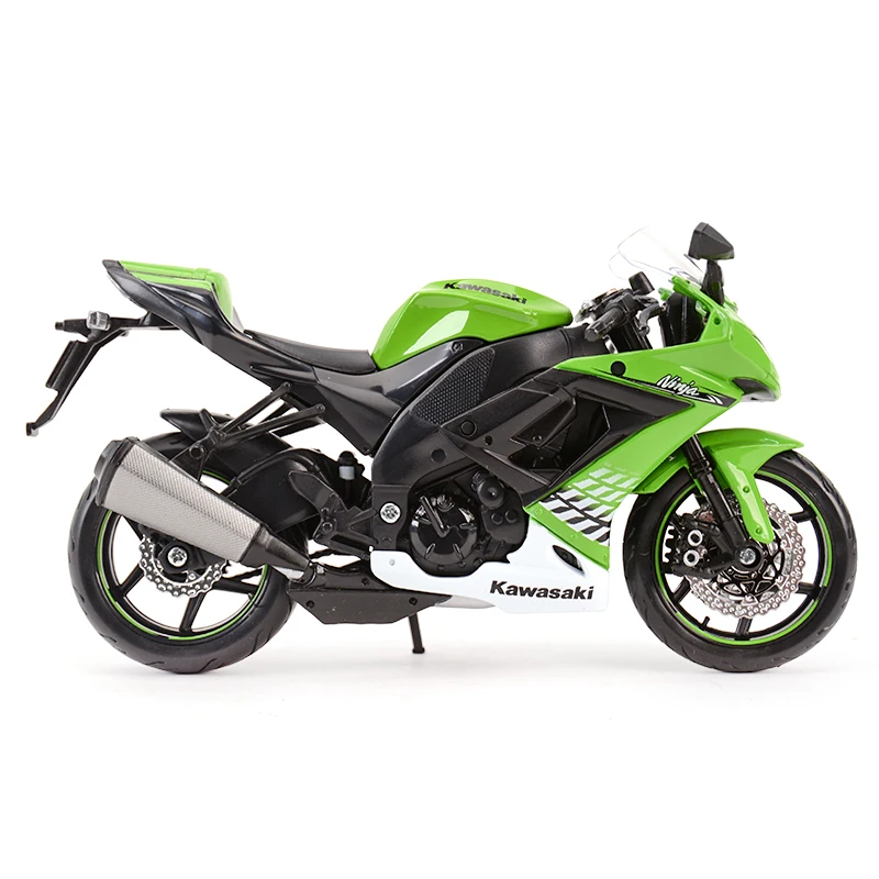 Maisto 1:12 Kawasaki Ninja ZX-10R Black Die Cast Vehicles Collectible Hobbies Motorcycle Model Toys