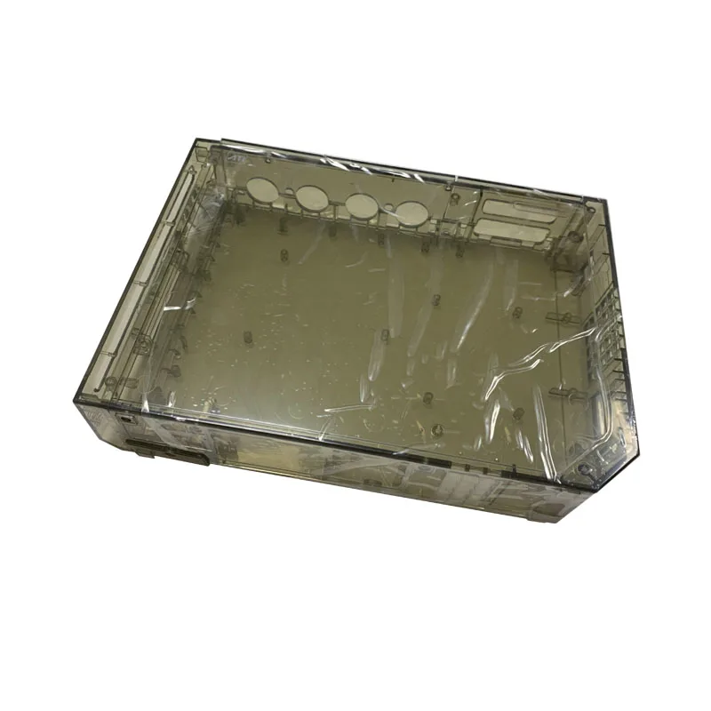 คุณภาพสูง1:1คริสตัลเคสป้องกันทุกส่วนของเครื่องใสเปลือกหอยสำหรับ Nintendo Wii คอนโซลขายปลีกกล่องบรรจุ