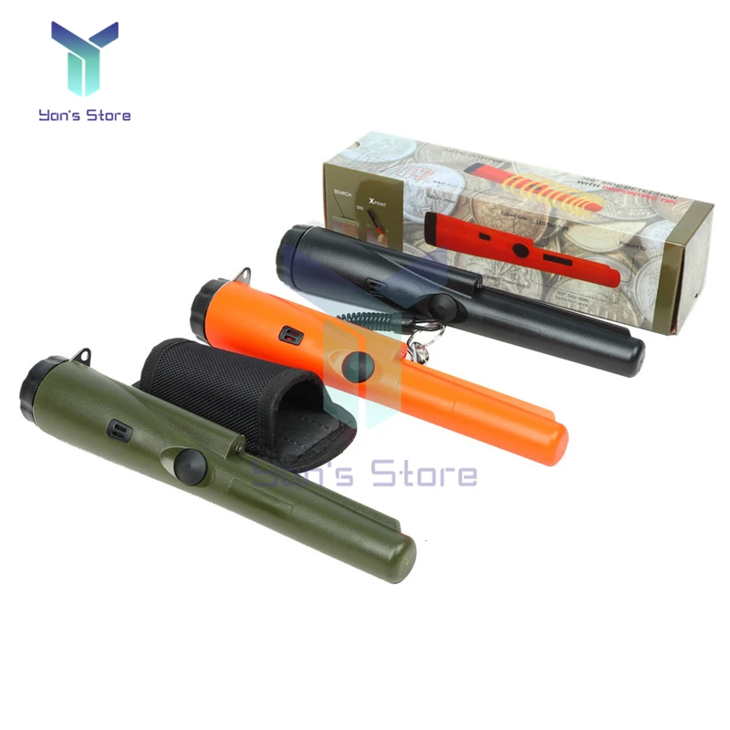 Metal Detector New Handheld Portable 360 Positioning Rod Detector Waterproof Speciality Hand Held Pointer Pinpoint with Bracelet