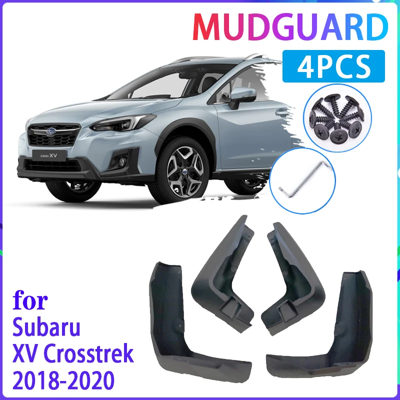 

4 PCS Car Mud Flaps for Subaru XV Crosstrek 2018 2019 2020 Mudguard Splash Guards Fender Mudflaps Auto Accessories