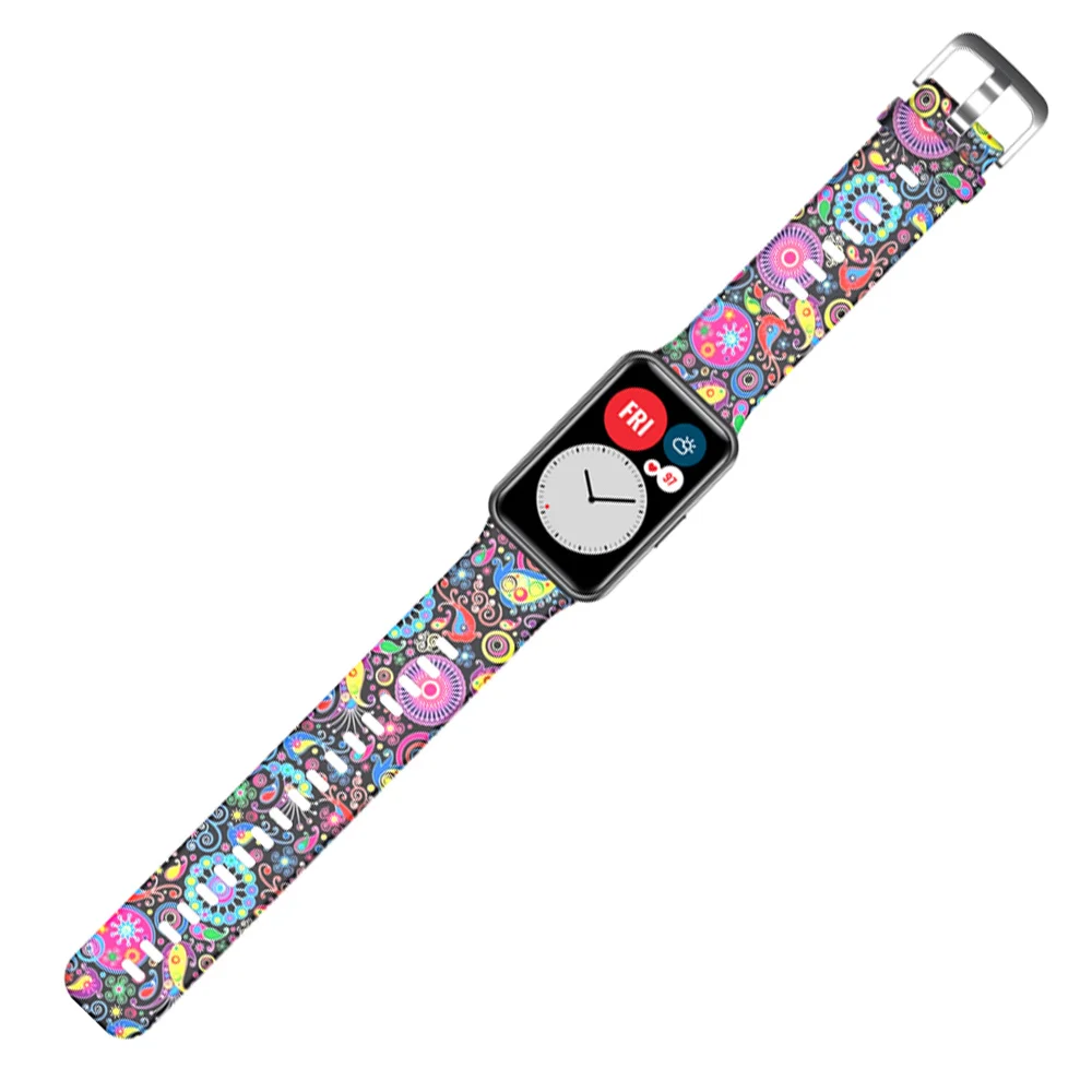 Cinturino di ricambio per Huawei Watch Fit Smart Watch accessori da polso impermeabili in Silicone morbido cinturino per Huawei Fit Smartwat