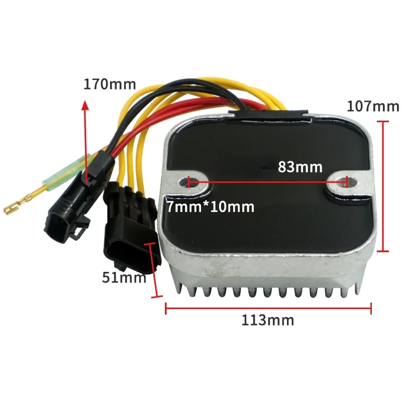 Polaris Polaris 4012384 Rectifier Regulating Charging Regulator Voltage Accumulator Rectifier Silicon Voltage Regulator