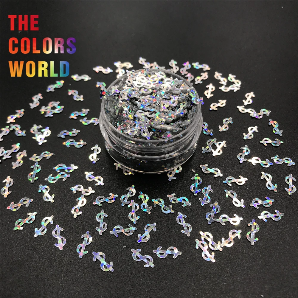 Dollar USD Money Sequin Nails Glitter Nail Art Decoration Body Art Makeup Tumblers Craft DIY Accessoires Festival Party Supplier
