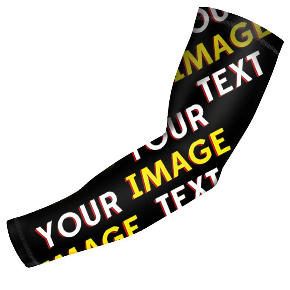 Custom Personalized Sports Compression Arm Sleeves, Youth and Adult Size, Men and Women Game Sleeves