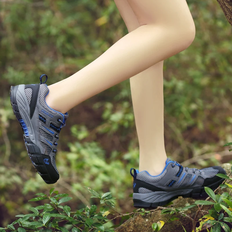 Letnie męskie damskie buty turystyczne odkryte siateczkowe trampki antypoślizgowe buty sportowe na świeżym powietrzu Camping wiosenne buty do