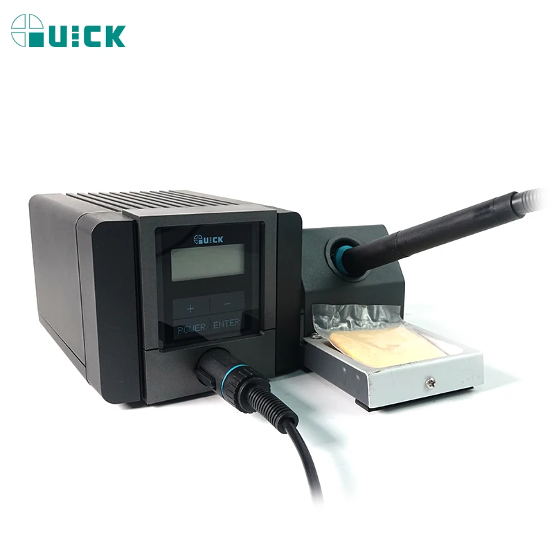 QUICK TS1100 90W Welding Rework Soldering Station for Mobile Repair Lead-free Hot Air Hairdrye Electric Heat Gun High Quality