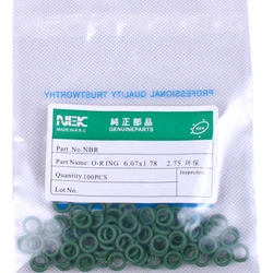 ( 6.07*1.78mm ) #5/16 R134a NBR Rubber O-Ring Seal Kit,High Temperature Resistance for Car Air Conditioning valve 3/8 1/2 5/8