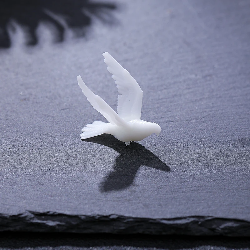 3pcs/lot 3D Peace Dove Jewelry UV Resin Filling DIY Craft Nail Handmade Resin Jewelry Stuff Transparent Filling