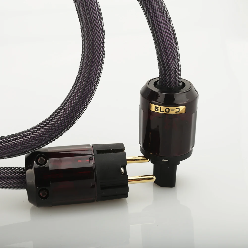 OFC Audiocrast AC-313 Hifi Power Cable P-079E/C-079 EU Schuko AC Power Cord for HiFi AMP CD Player