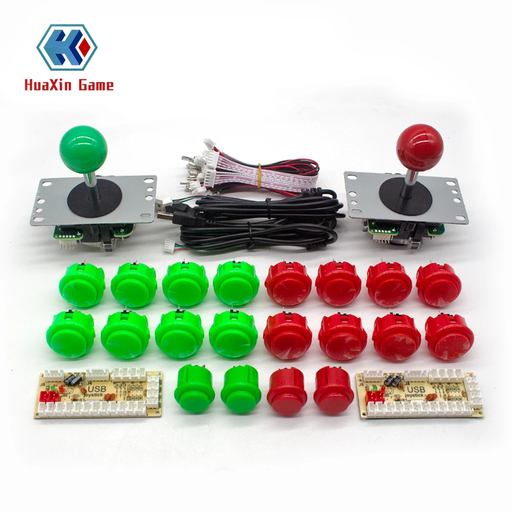 

Arcade Joystick DIY Kit, Zero Delay, Encoder PC to Rasberry PI PS3 Sanwa Joystick, Game Console, Free Shipping