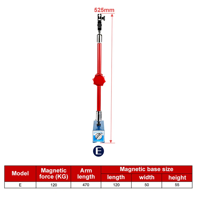 Verschillende Maten Universele Grote Wijzerplaat Indicator Magnetische Stand Base Houder Hoge Kwaliteit Magnetische Basis Voor Apparatuur Kalibratie