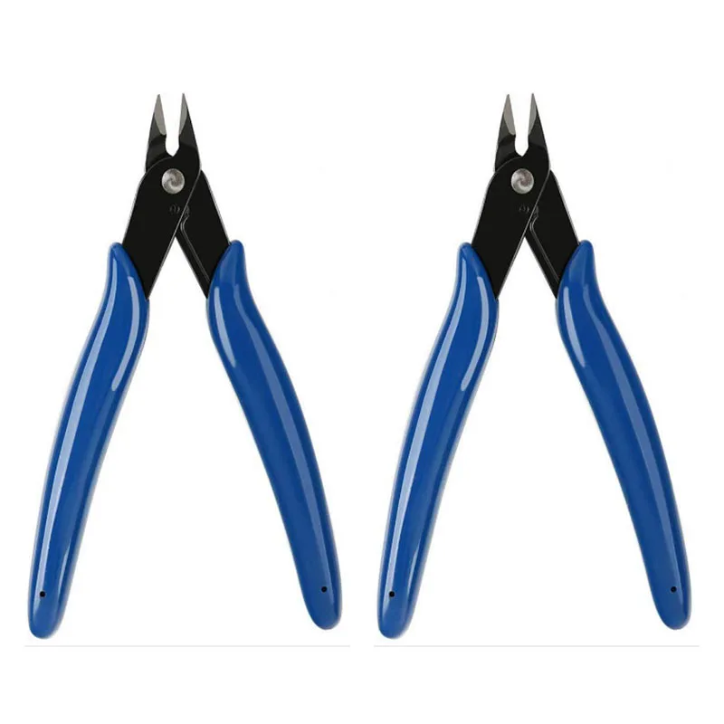 2pcs pliers Multi Functional Tools Electrical Wire Cable Cutters Cutting Side Snips Flush Stainless Steel Nipper Hand tools