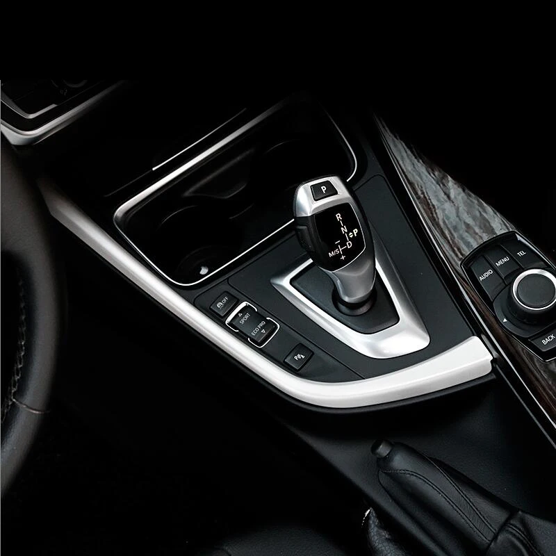 For BMW 3 4 Series 3GT F30 F32 F34 Car Styling interior Gearshift AC CD button Panel Door Armrest Decoration Cover Trim Sticker