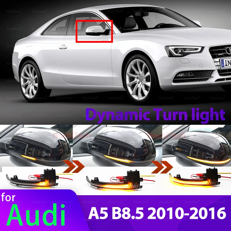 Dynamic Turn Signal Light For Side Mirror Indicator Blinker for Audi A5 B8.5 2010-2016 Car Accessories