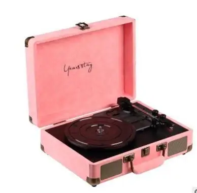 vinyl turntable record player LP record BT phonograph portable speaker Bluetooth