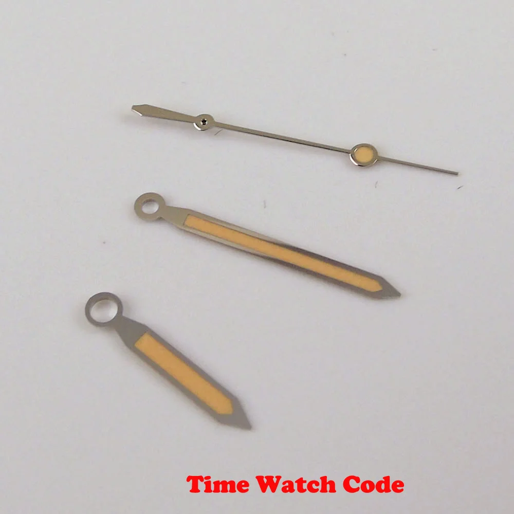 Vintage Orange Watch Hands Fit NH35A NH36A Miyota 8215 821A ETA 2824 2836 PT5000 Mingzhu/DG 2813 S62130 Luminous Watches Needles