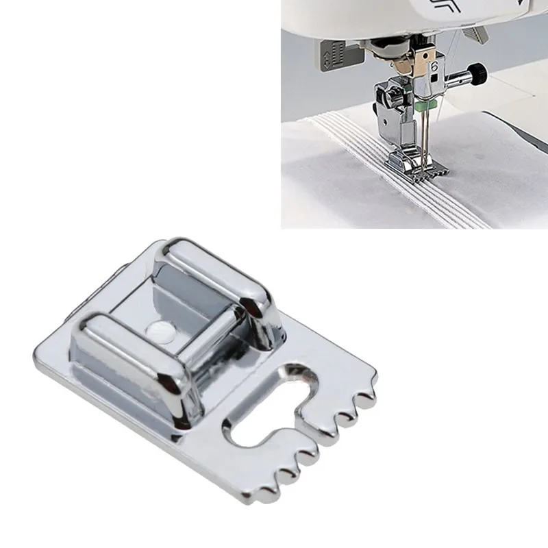 Household 5 Groove And 9 Groove Multi-Function Sewing Machine Tank Presser Foot for Janome Singer etc Sewing Machine Accessories