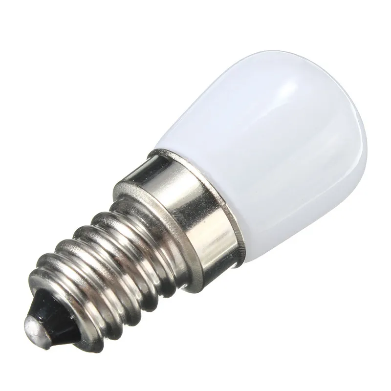 1 stücke E14/E12 220V Energiesparende Kühlschrank Licht LED Lampe 2W Scheinwerfer-birnen Gefrierschrank Warm Weiß/weiß Licht Dropship