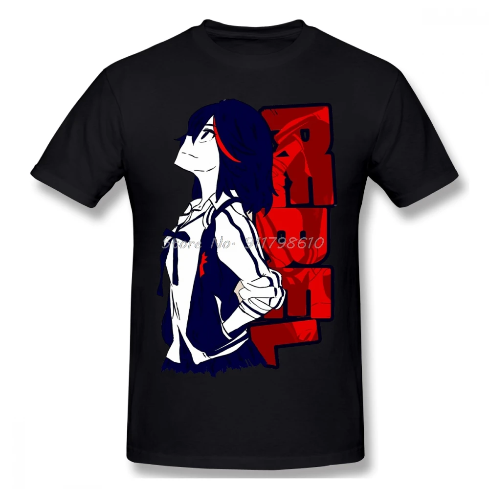 Kill La Kill - Rebel Ryuko T Shirt White Gintama Printed Tshirt Summer Large TShirt Anime Men Tee Streetwear Harajuku