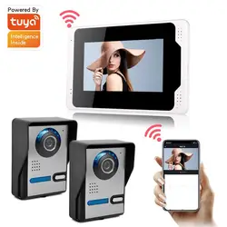 SYSD 1080P Camera Video Intercom for Apartment 7in Wired Video Doorbell Tuya WIFI Video Doorbell IP Monitor