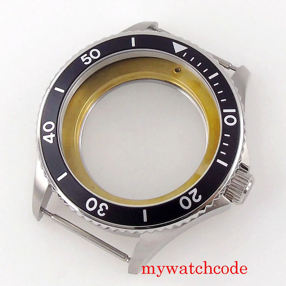 40mm 316L Stainless Steel Watch Case Sapphire Glass Watch Case Fit NH35 NH36 MIYOTA 8215 821A ETA 2836 DG 2813 ST1612 Movement