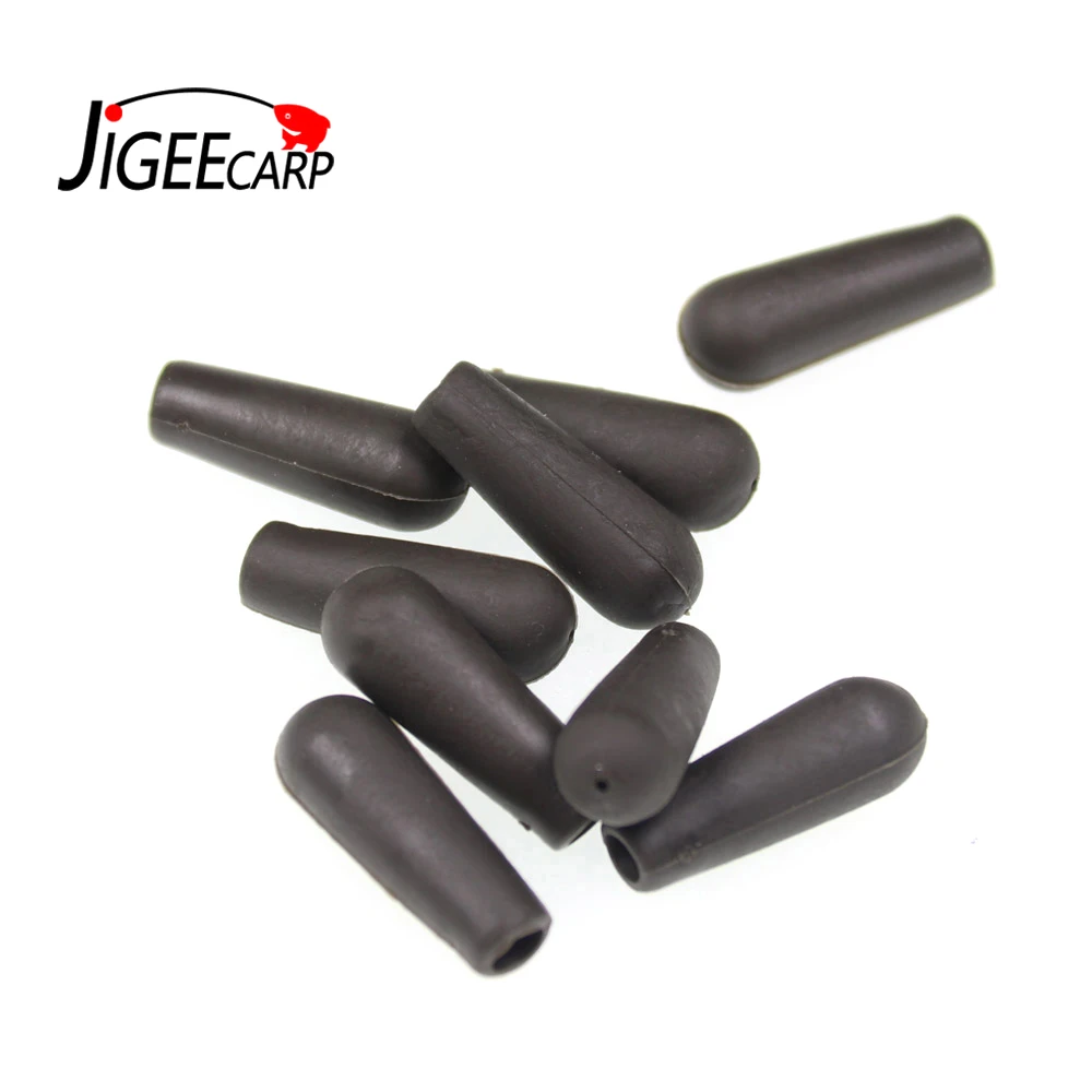 JIGEECARP 20PCS Carp Fishing Protector Soft Buffer Bead Rubber Buffer Beads Carp Fishing Swivel Wrap Terminal Tackle Accessories