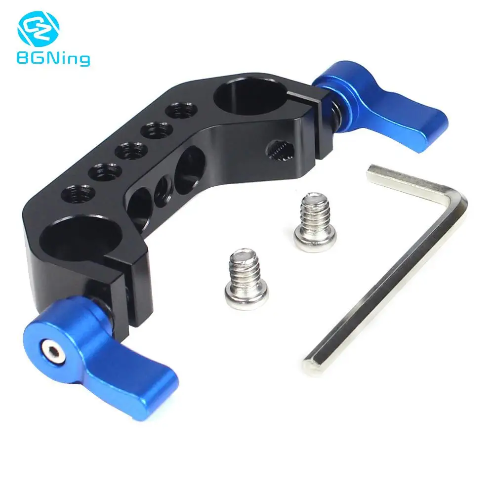 BGNING SLR Camera 15mm Rod Rig Rails Clamp 1/4