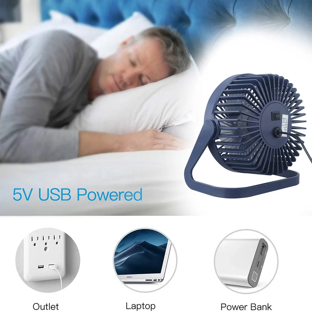 USB Nhỏ Quạt Bàn Di Động Hoạt Động Yên Tĩnh Để Bàn Không Khí Làm Mát 360 ° Cá Nhân Bàn Cho Văn Phòng Nhà Phòng Ngủ Mini người Hâm Mộ