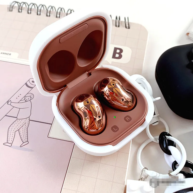 غطاء جراب سماعة أذن Star Wars لسامسونج جالاكسي براعم ، سماعة رأس سيليكون لاسلكية ، غلاف واقي مع سلسلة مفاتيح ، Live Pro Fe