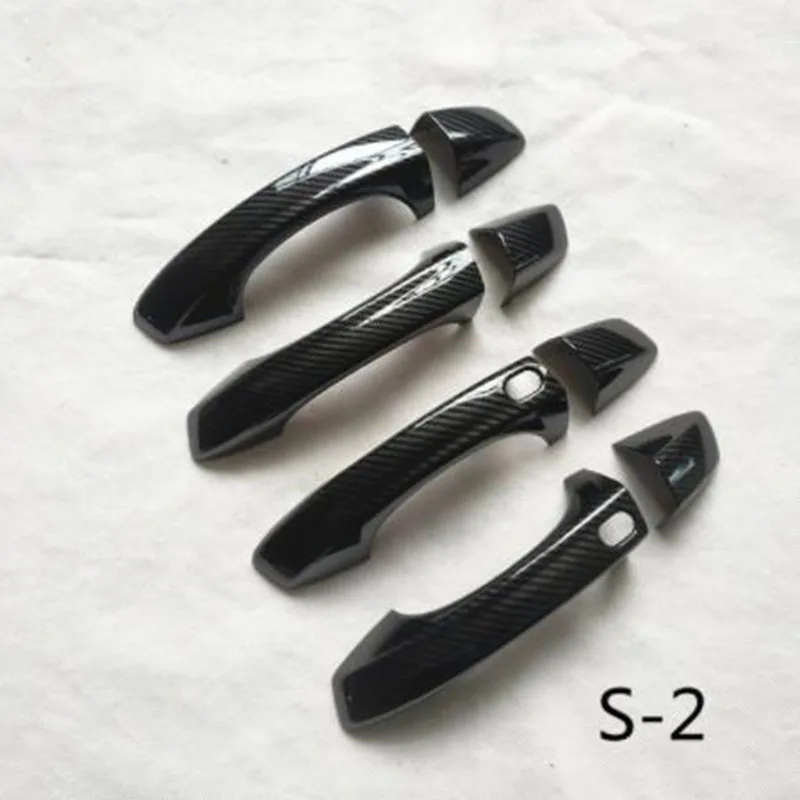 Door Handle Cover Trim for Volkswagen Vw Golf 7 Mk7  Car Accessories Plastic Imitation Carbon Fiber