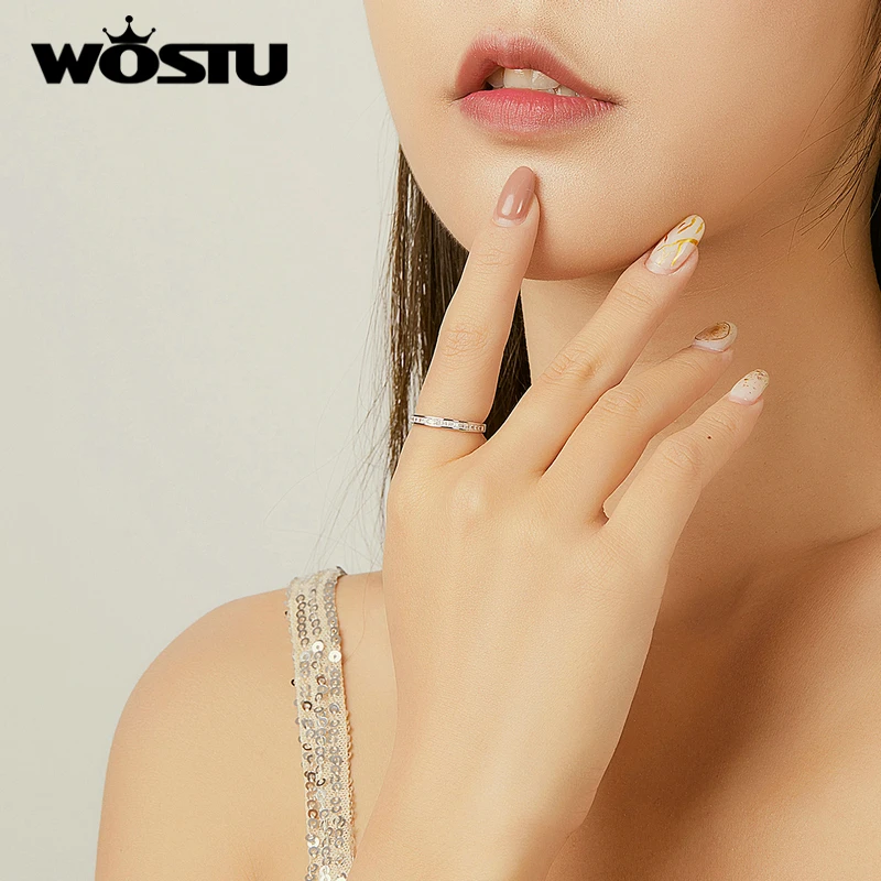 Women's 925 Silver Heart Zircon Wedding Ring