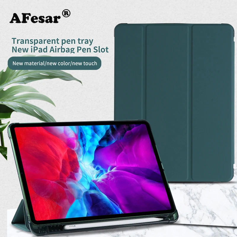 

With Pencil Holder Case For iPad AIR 3 Pro 10.5 2019 7th 10.2 inch Case for iPad 2017 6th 2018 9.7 5th Air1 Air2Cover for Mini 5