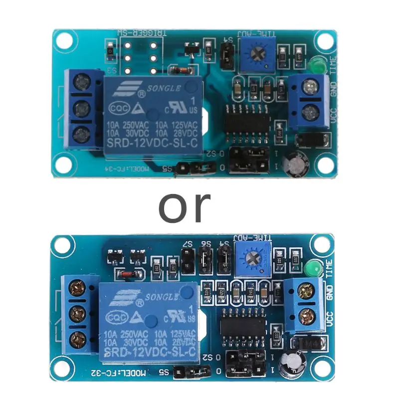 12V for DC  Delay Delay Relay Turn on / Delay Turn off Switch Module with Timer