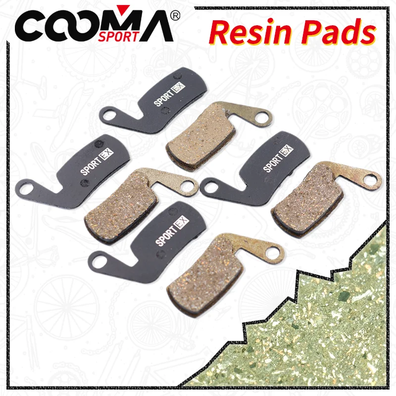4 Pairs, Bicycle Disc Brake Pads For Magura Marta & Marta SL Caliper, Sport EX Class, Resin