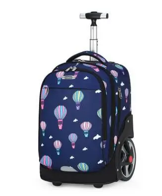 School Trolley backpacks bags for teenagers large wheels travel Wheeled backpack bag On wheels Children Rolling luggage Bags