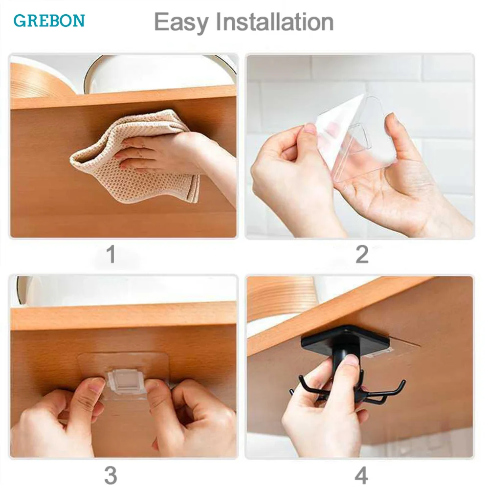 kitchen hook organizer bathroom hanger wall dish drying rack holder for lid cooking accessories Cupboard storage Cabinet shelf