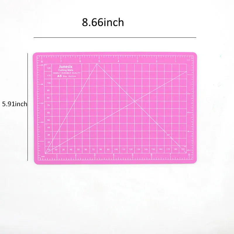 1pcs 8.66x5.91inch A5 PVC Grid Lines Cutting Mat Pad For DIY  Scrapbooking Rubber stamp engraving pad Mouse Mat