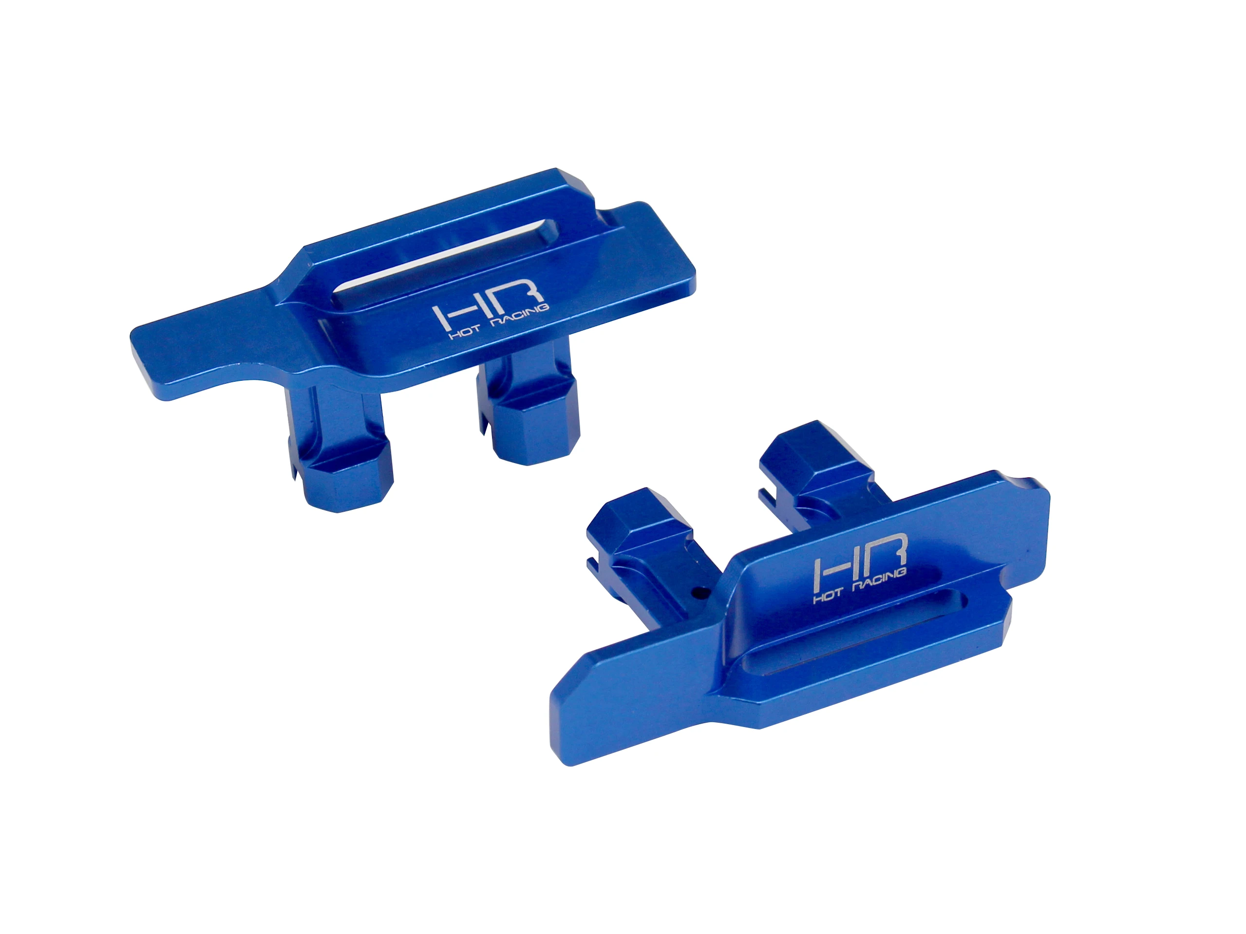 HOT RACING Aluminum Battery Holder with Battery Strap for Traxxas 1/10 Maxx