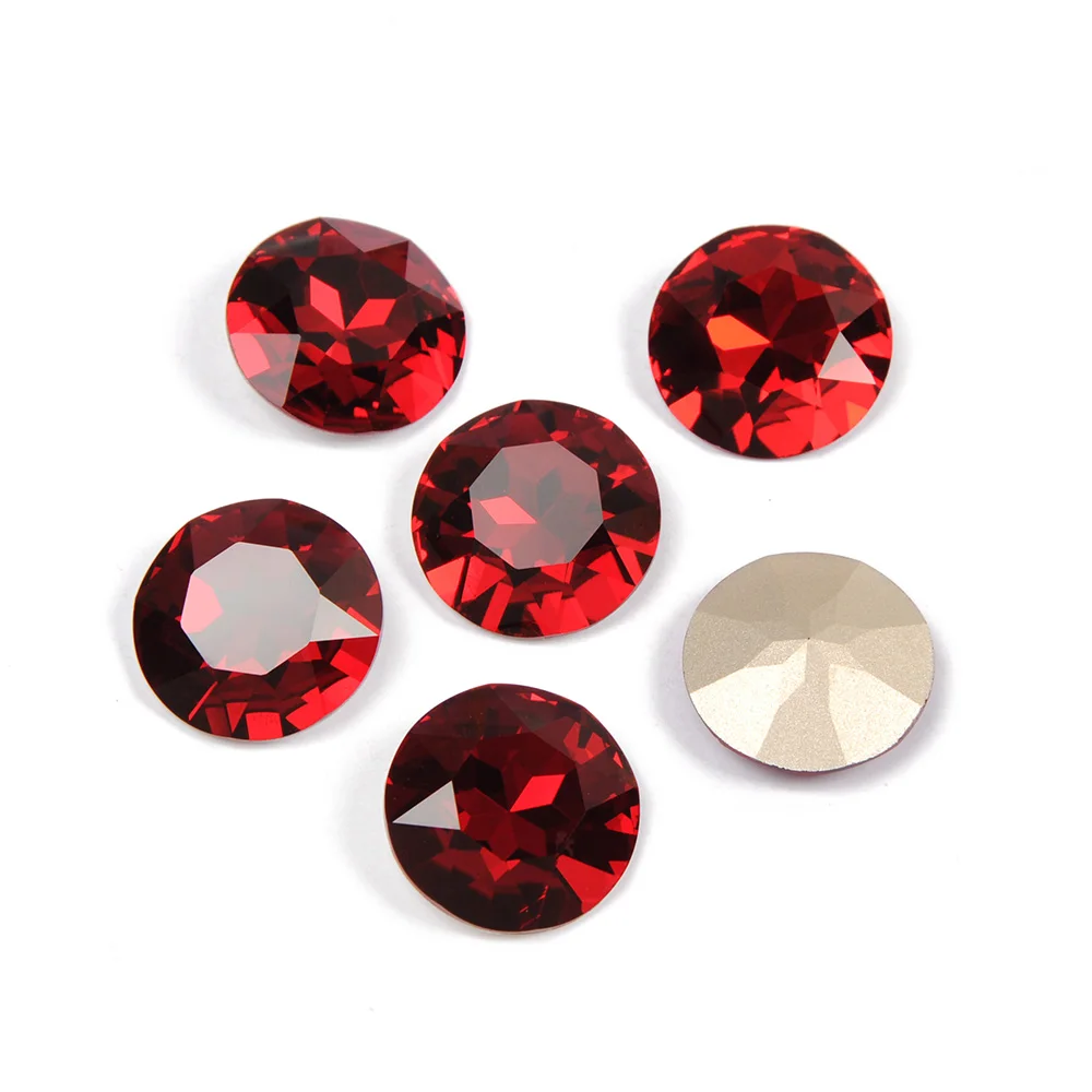YANRUO 1201 Runde 27mm Phantasie Steine Nähen Steine Und Kristalle DIY Schmuck Handwerk Große Strass Diamant Helle Für Kleidung – Detail 8