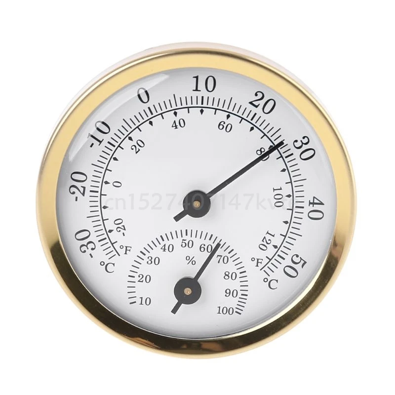 2in1 Wall Mount Thermometer Hygrometer Mechanical No battery Temperature Humidity Meter Gauge Home Use