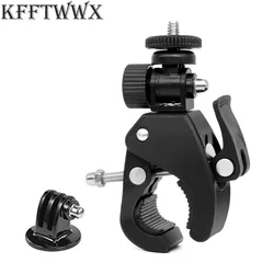 KFFTWWX for Gopro Hero 13 12 11 10 9 8 7 6 5 Black Bicycle Motorcycle Handlebar 360 Degree Tripod Mount for YI SJCAM Accessories