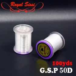 Hot 1 spool 100 yards G.S.P 50D polyethylene fly tying thread strongest fly fishing tying thread opening up split dubbing thread