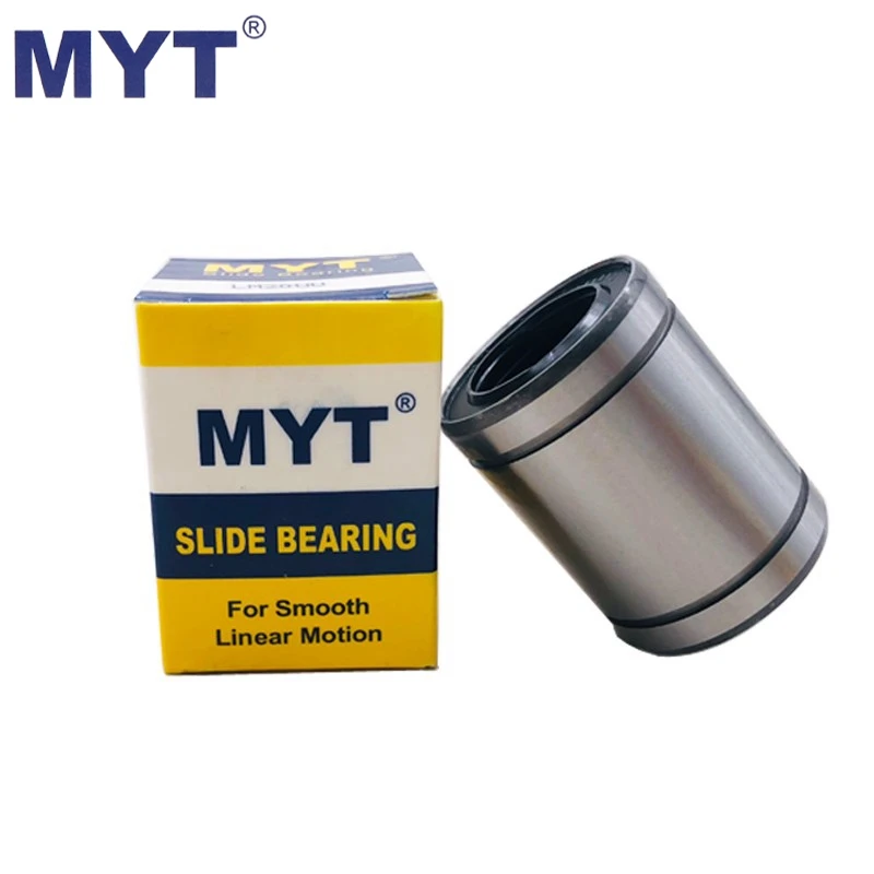 20pcs MYT precision Linear Bearing LME8UU LME10UU LME12UU LME16UU LME20UU 8mm 10mm linear motion ball bushing CNC shaft parts